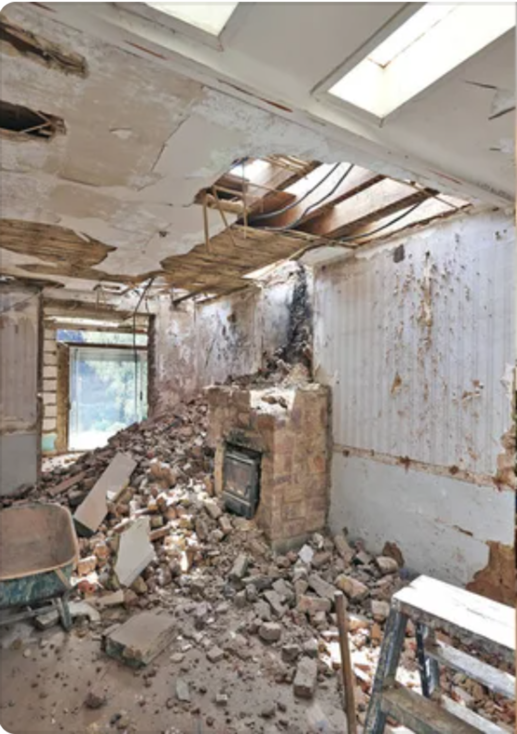 rénovation complète de maison - Avant